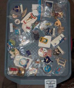 Lion's Club, Labourer, Cdn Flags, etc pins