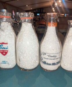 Dairy Bottles: Browns; Ralph Farms; Quality and Shaw