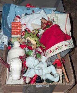 Christmas tree angel, Frog prince ornament, Ceramic Angel & Asst'd ornaments