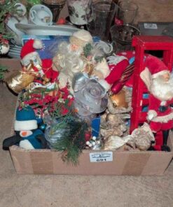 Snowmen, Father Christmas & Asst'd ornaments/decorations