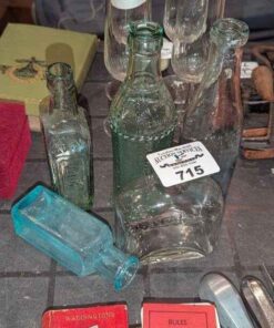 Sky Pilot Cola, Nujol and assorted bottles