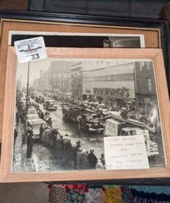 Black and white Photos: Accident photo and Downtown Brockville Parade