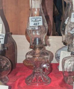 Pedestal Finger oil lamp - 14"