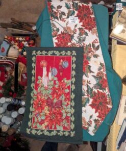 Christmas table runner and banner