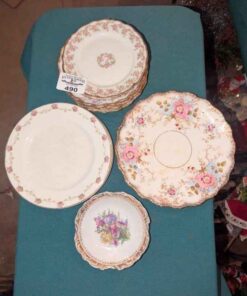 Wedgwood, Limoges, etc Dishes