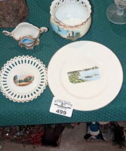 China vases and dishes with Brockville depictions