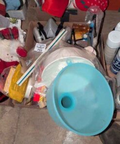 Funnels, Smart Chalk, spring clamps, mounting tape, respirator, etc