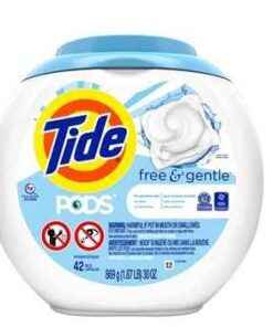 Large almost 2 pounds of tide laundry pods