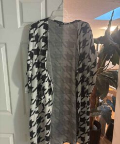 Olivia Blu XL cardigan houndstooth with tag
