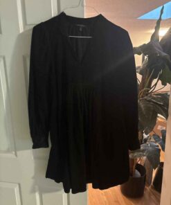 Banana republic large black dress top