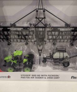 1/64 Steiger 600HD w/ Flexicoil PD700 Air Seeders & 3450 cart - Chase Unit - New in the Box