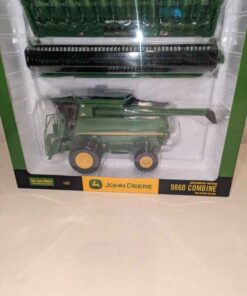 132nd scale. John Deere 9860. Combine collector edition- produced 2003- new in the box with two heads