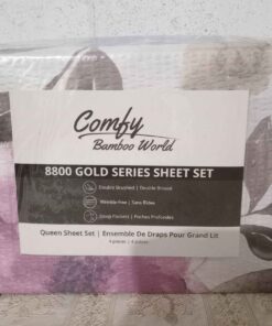 Queen comfy bamboo world sheetset