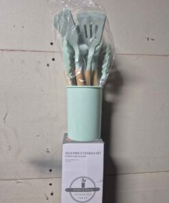 Silicone kitchen utensil set