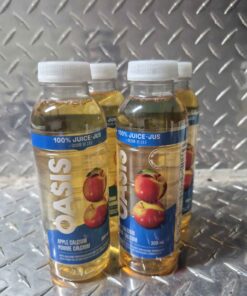4 oasis apple juice