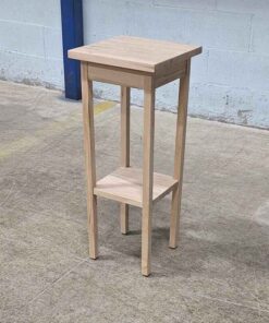 Wormy Maple Plant Stand