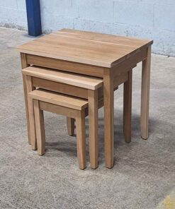 Solid Cherry Set of 3 nesting tables