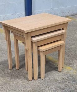 Mission Quarter-Sawn Oak Nesting Tables