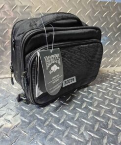Roots black lunch bag