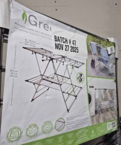 Folding stainless clothes dryer