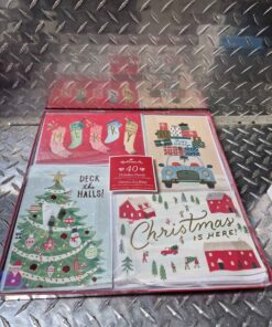 Pack of 40 Christmas greeting cards