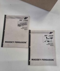 Massy ferguson, 2350 and 2355 manuals
