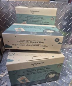 3 boxes change pads