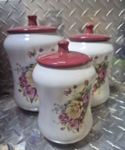 3 piece cannister set....used