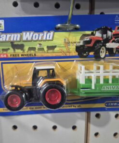 Yellow tractor set