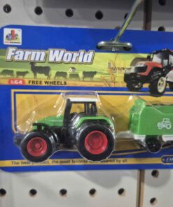 Green tractor set