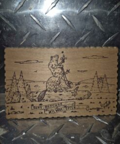 Wood Post Card