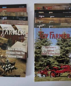2008 Toy Farmer Magazines (January - December) - In Excellent Condition