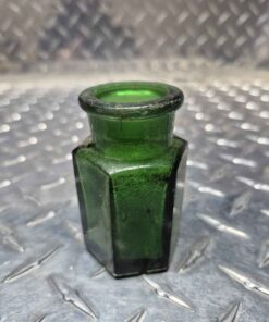 green coloured small vase