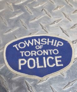 Township of Toronto police iron on patch blue