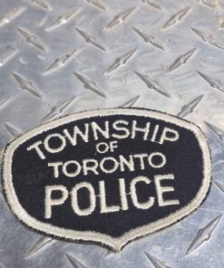 Township of Toronto police iron on patch black