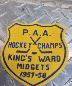 PAA hockey championships iron on patch