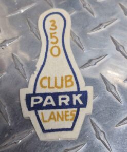350 park lanes iron on patch
