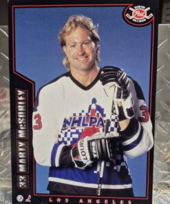 Large size (8.5 x 11 full page) POST COLLECTOR SERIES Marty Mcsorley