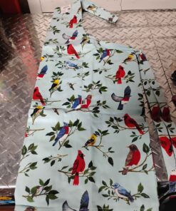 Winter birds apron