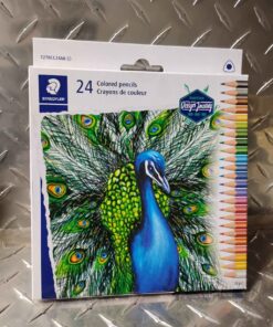 24 coloured pencils