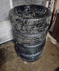 17 " winter tire with aluminum rim.Was removed from a BMW