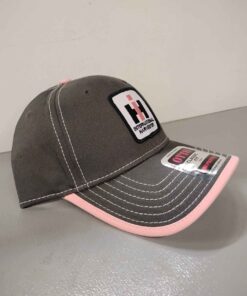 International Harvester pink/gray ball cap