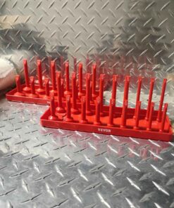 Set of 2 SAE socket organizers 1/4 1-1/4"