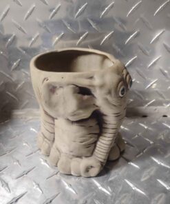 Elephant tooth brush holder