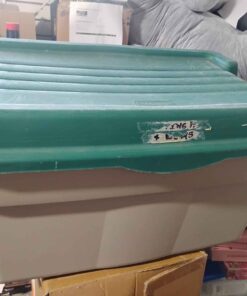 Large size tote with hinged lid