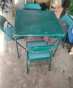 Card table and 4 chairs