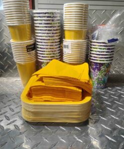 Cups , plates , napkins