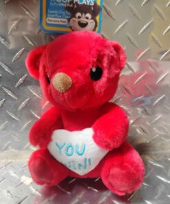 Woof plays pawsome plush squeaky toy