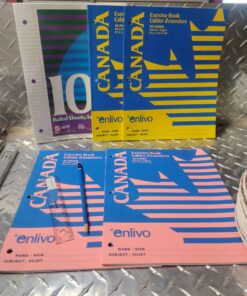 Pack of 100 ruled sheets for exercise books pencil and ruler