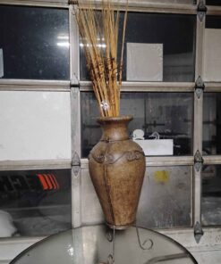Extra large vase and grass